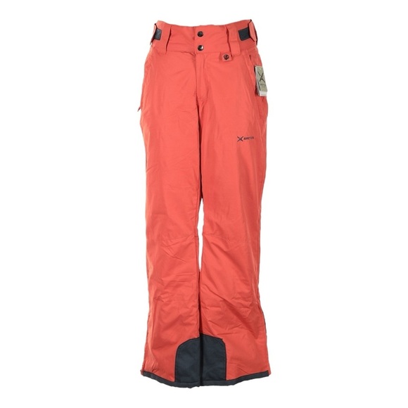 Arctix Snow Pants Size S NWT Orange Winter Ski Insulated Water Repellent Thermal - Picture 1 of 16